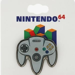 Nintendo 64 Controller Enamel Pin